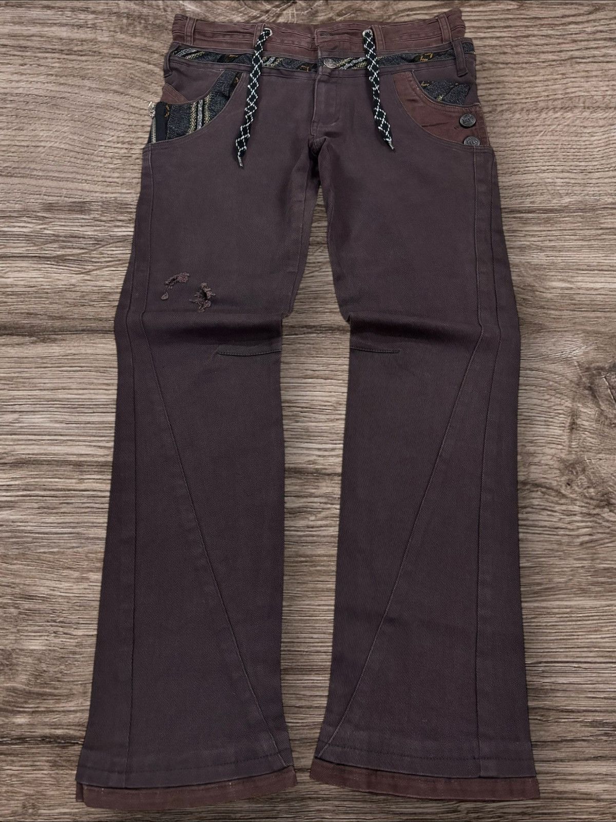 14th Addiction 14th Addiction Inspired AMP by Manydope Bondage Punk Jeans Size US 32 / EU 48 - 1 Thumbnail