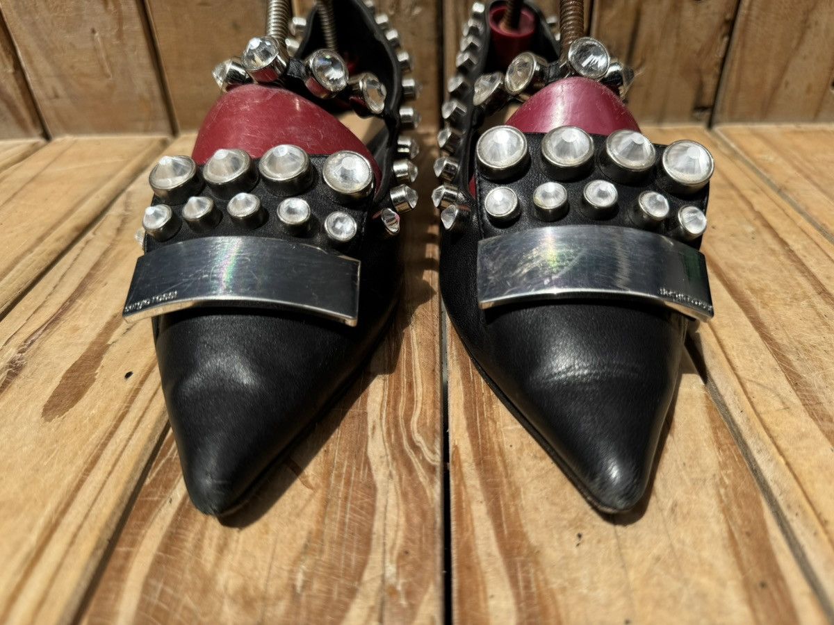 Sergio Rossi Sergio Rossi black women’s leather flats EUR 36 US 6 Size US 6 / IT 36 - 4 Thumbnail