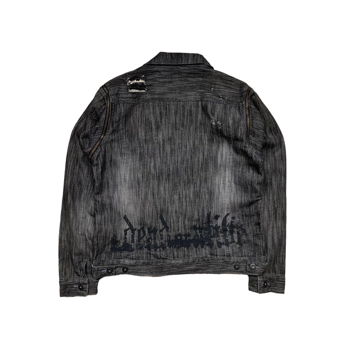 In The Attic Rare In The Attic Distressed Denim Jacket Detachable Sleeves Size US M / EU 48-50 / 2 - 2 Thumbnail