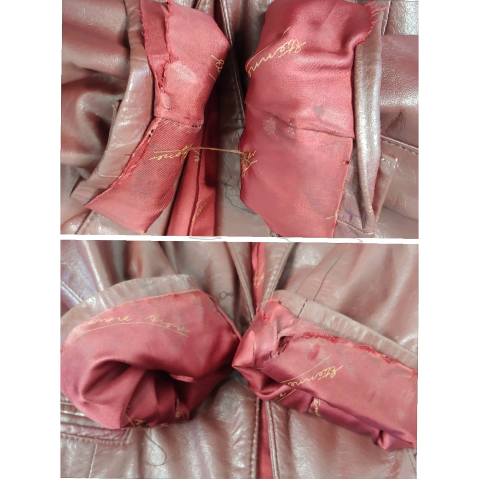 Etienne Aigner VINTAGE Etienne Aigner Blazer Women 14 Leather Size XL / US 12-14 / IT 48-50 - 7 Thumbnail
