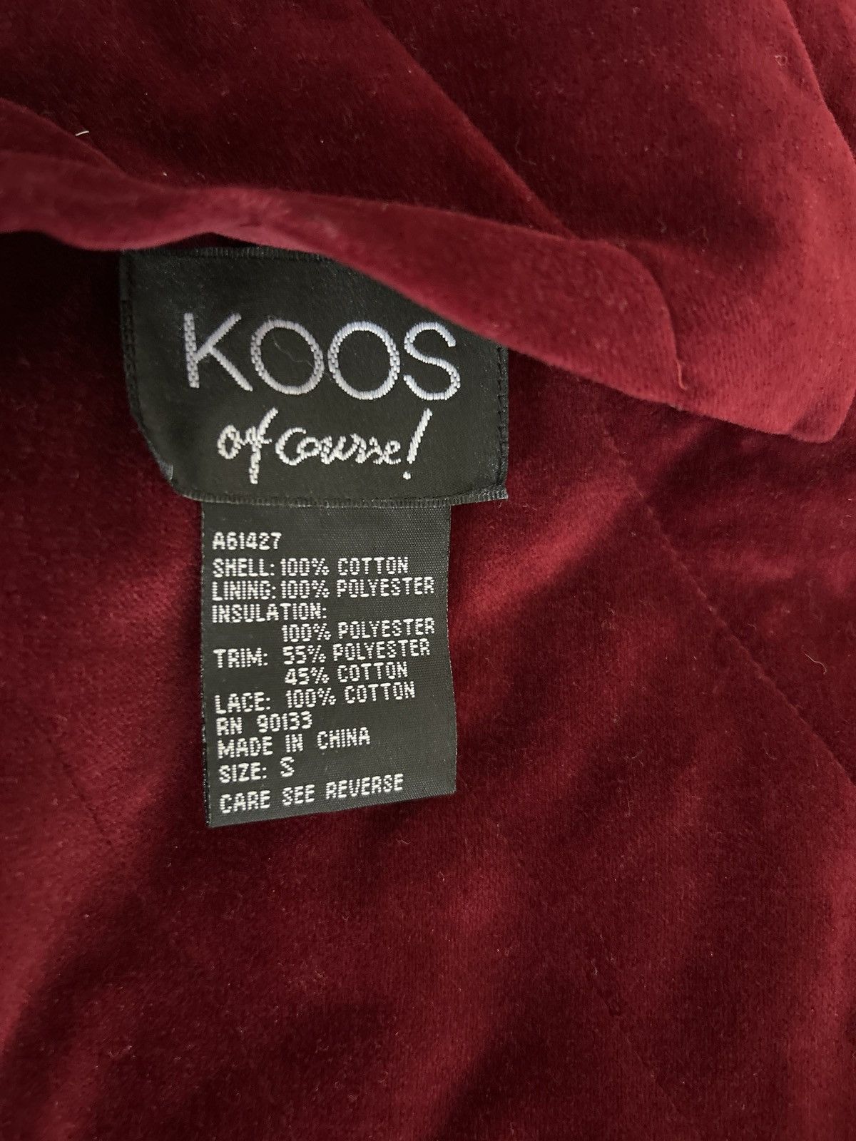 Vintage Koos of Course Blazer Reversible Quilted Jacket Size S / US 4 / IT 40 - 3 Thumbnail