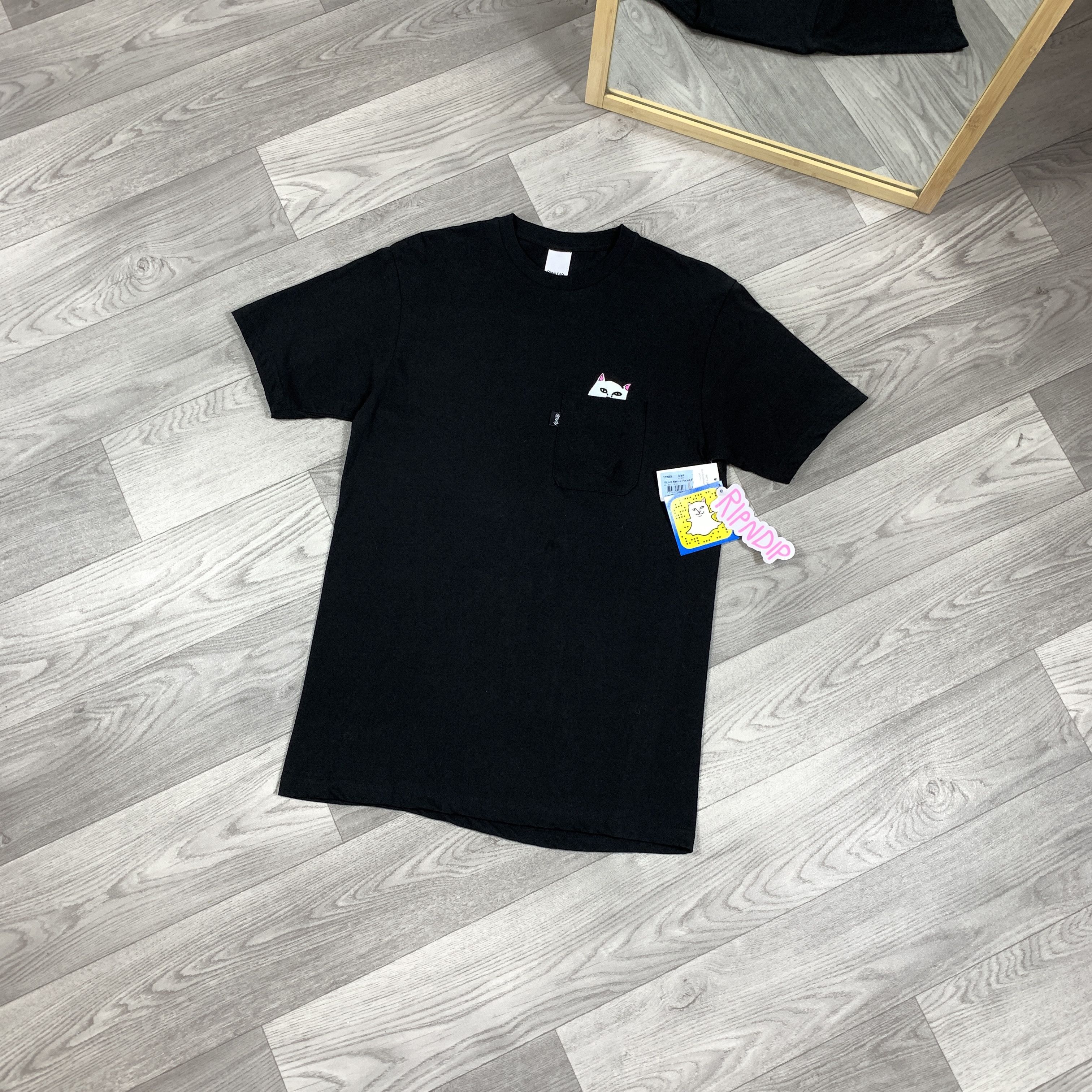 RIPNDIP Ripndip Icon Black Graphic Pocket Tee Shirt M Size US M / EU 48-50 / 2 - 1 Thumbnail