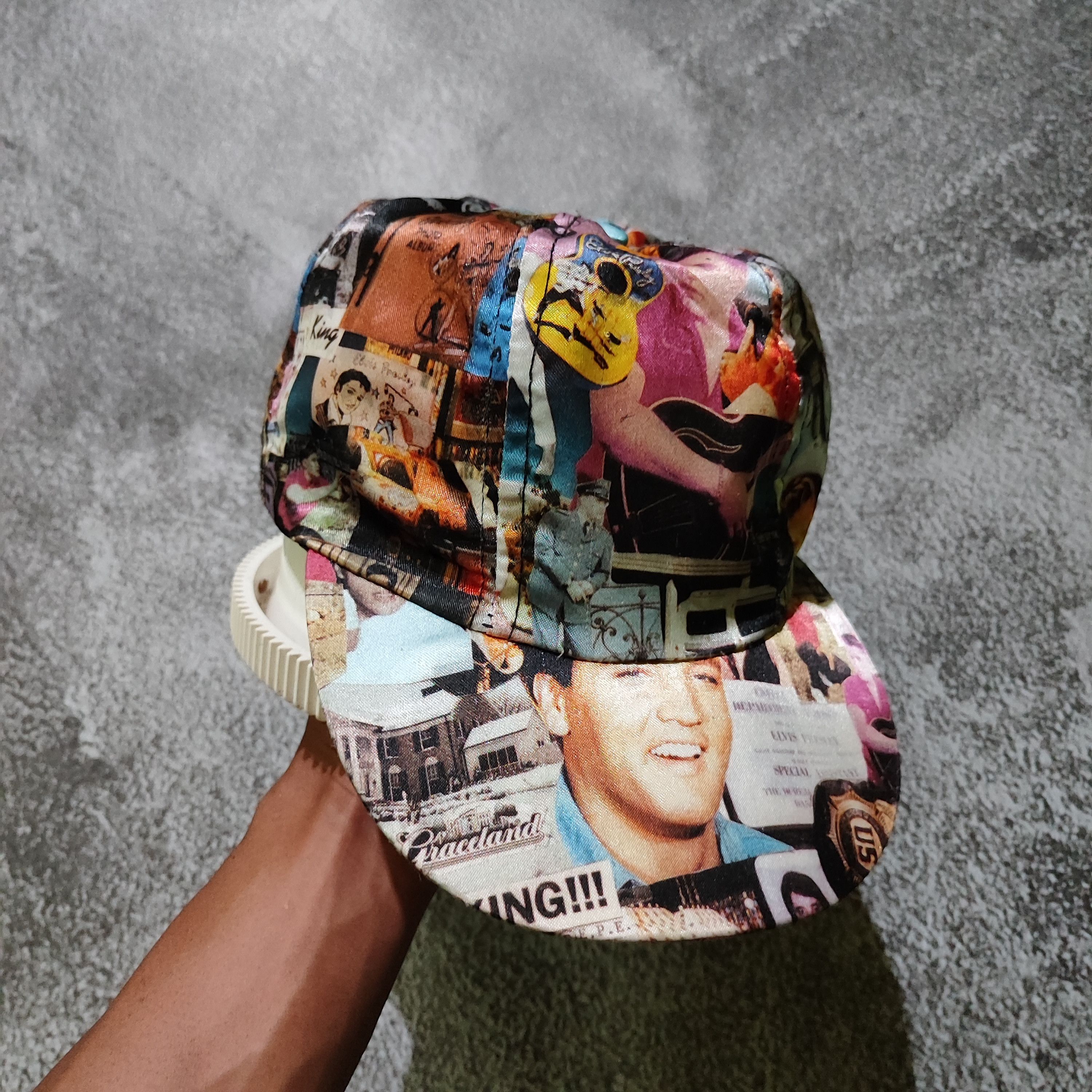 Band Tees × Vintage Vintage Y2K Elvis Presley Cap Size ONE SIZE - 7 Thumbnail
