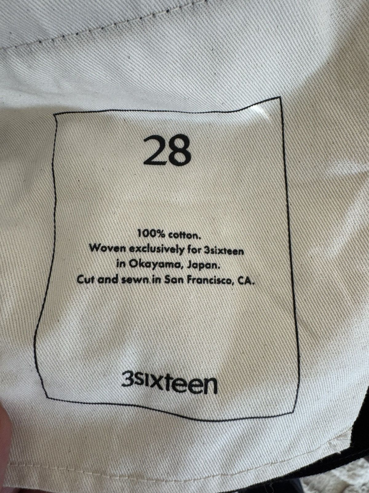 3sixteen NT-220x Narrow Tapered Double Black Denim Size US 28 / EU 44 - 4 Thumbnail