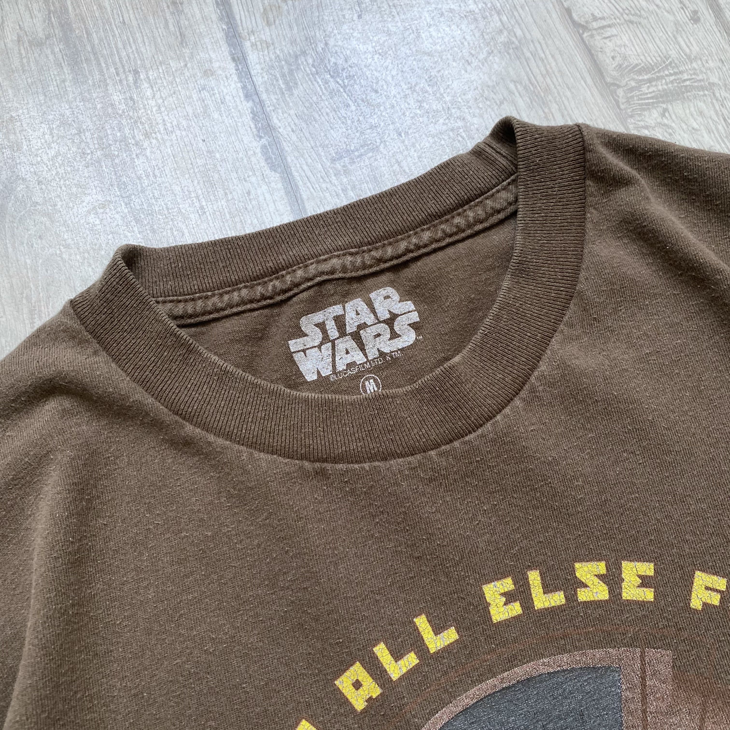 Star Wars 🔥Vintage Star Wars Chewbacca Wookie Tee Distressed Size US M / EU 48-50 / 2 - 4 Thumbnail