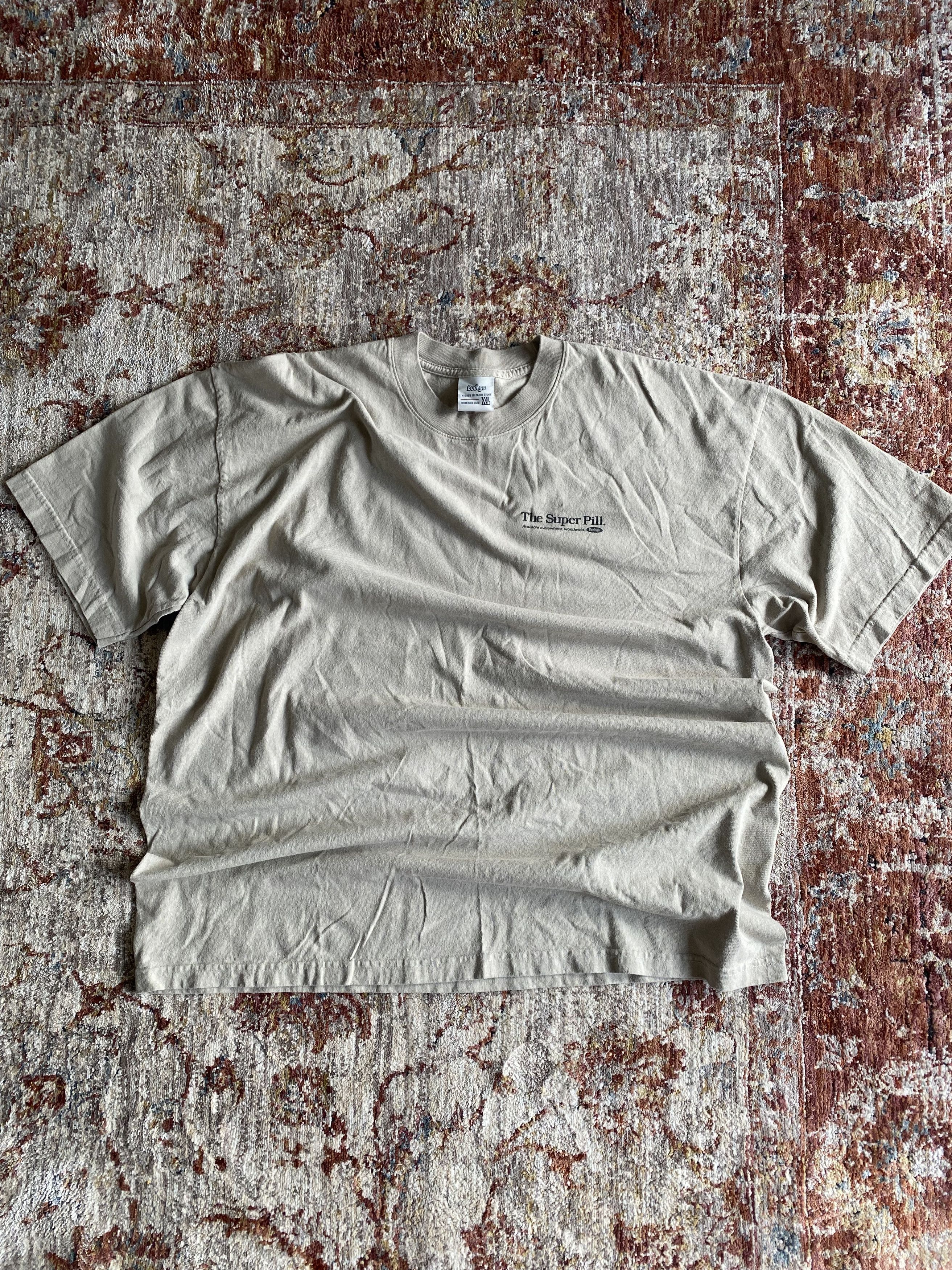 Bodega "The Super Pill" T Shirt Size US XL / EU 56 / 4 - 1 Thumbnail