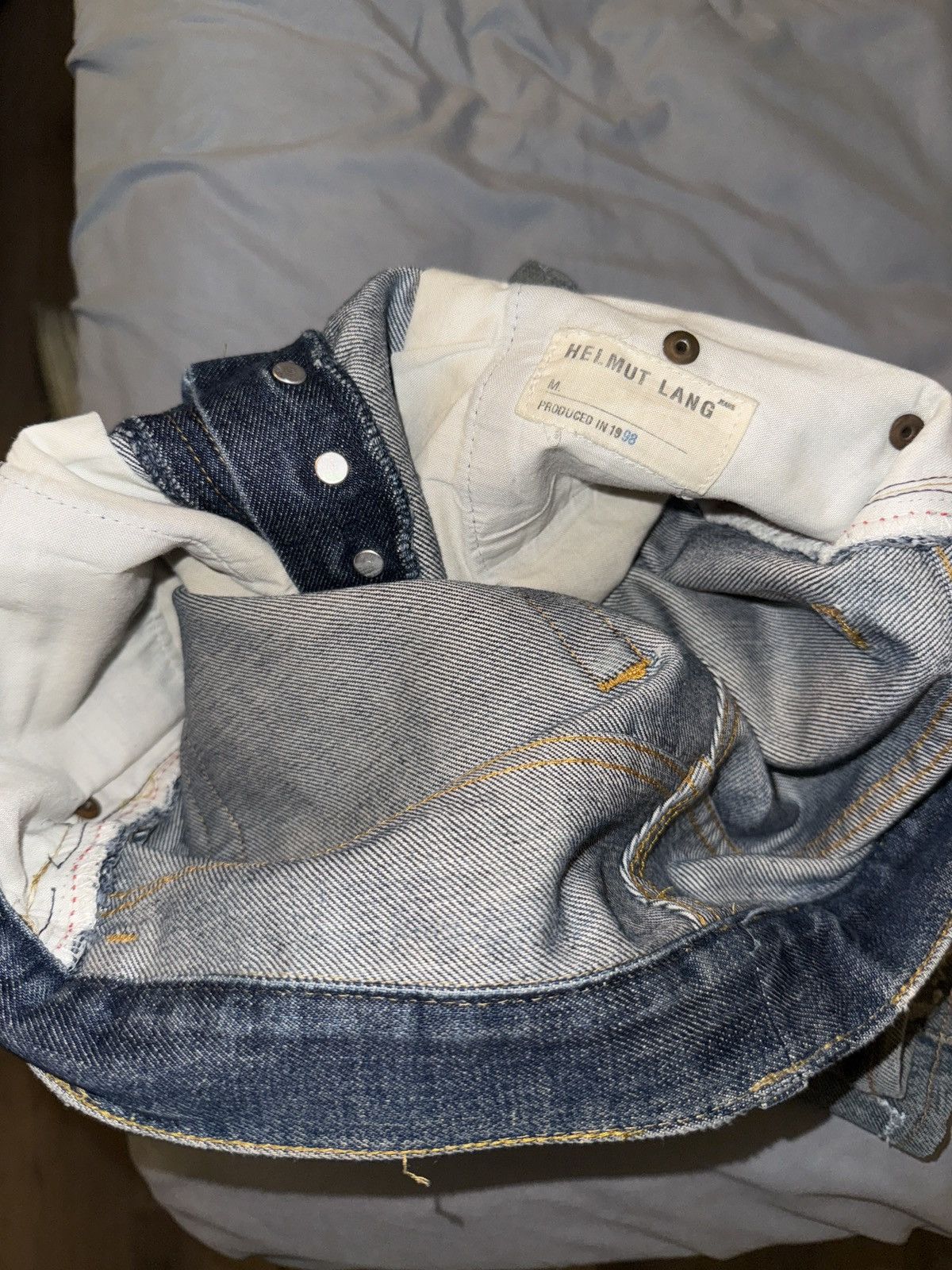 Helmut Lang Helmut Lang 1998 Boro repair jeans Size US 30 / EU 46 - 6 Thumbnail