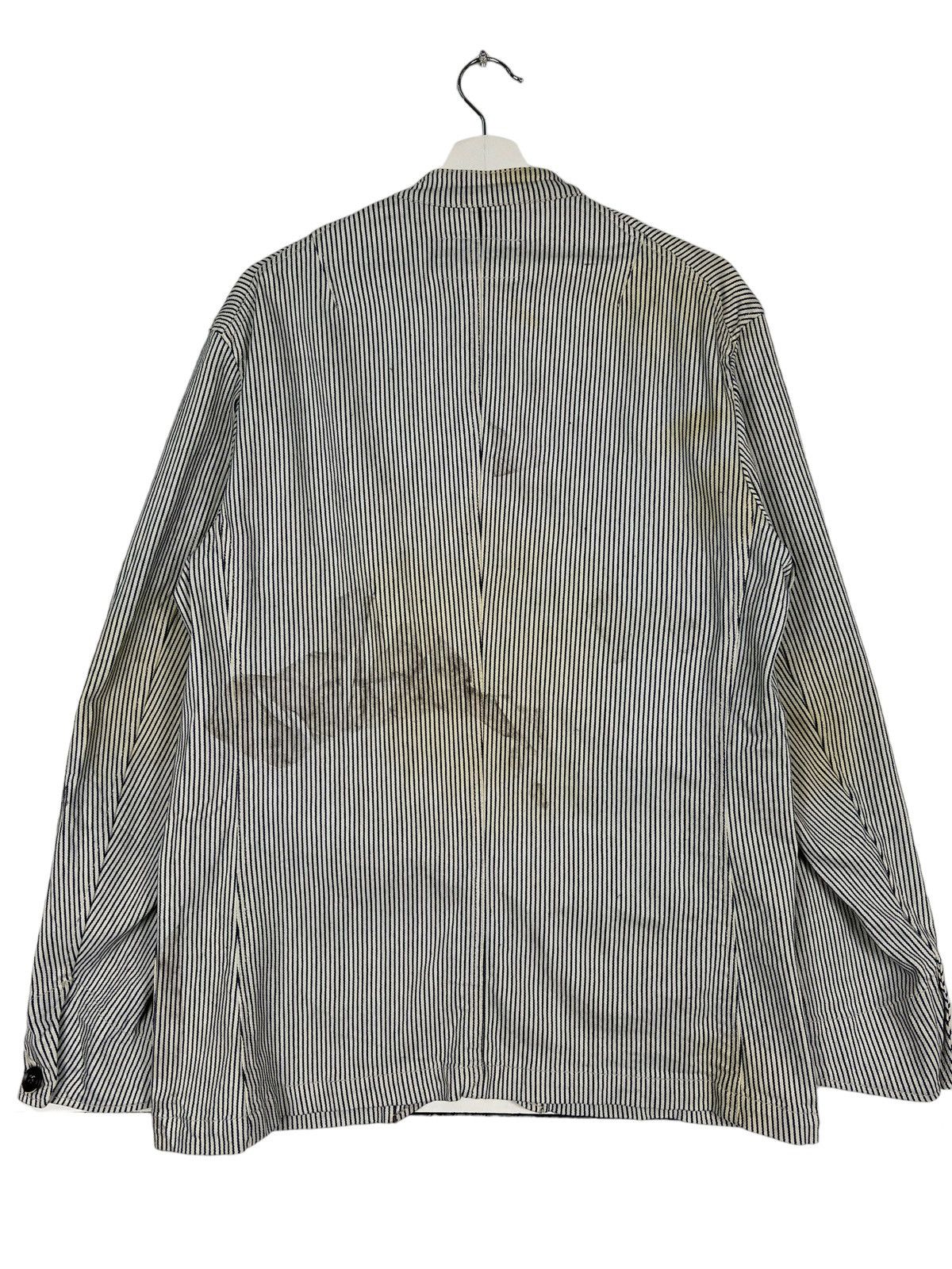 Beams Plus 🔥 BEAMS PWH PRISONER HIKORY STRIPE JACKET Size US L / EU 52-54 / 3 - 8 Thumbnail