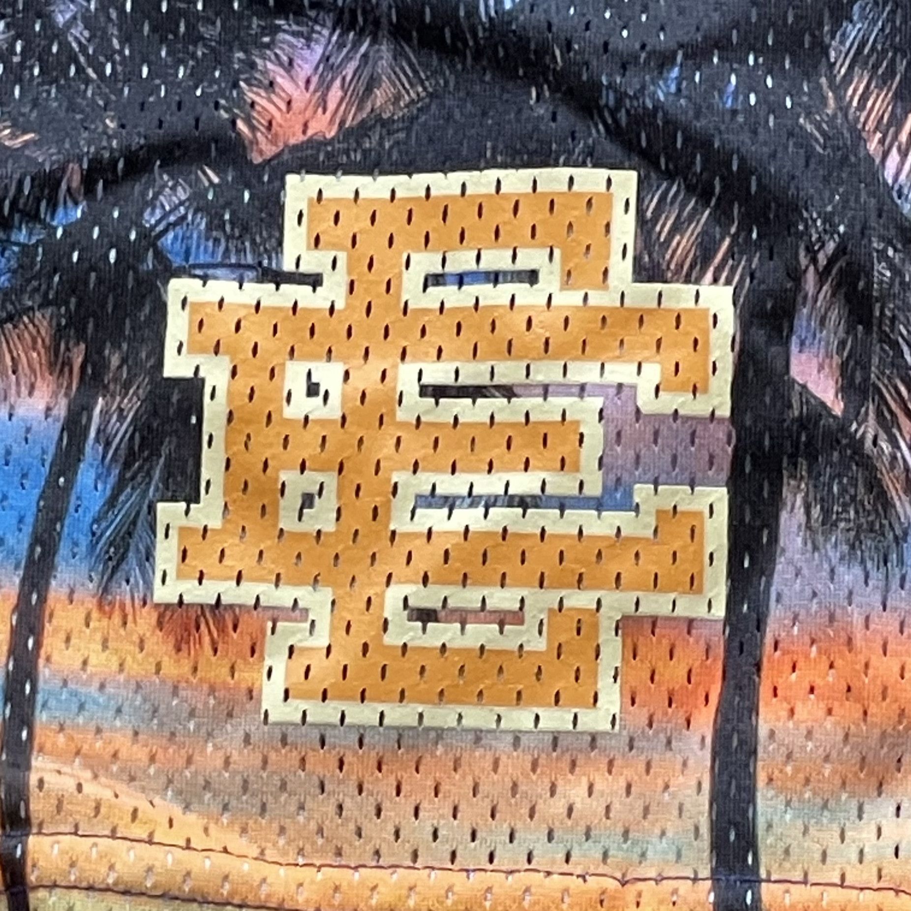 Eric Emanuel Eric Emanuel EE Basic/Core Short Miami Palm Trees & Sunset Size US 34 / EU 50 - 3 Thumbnail