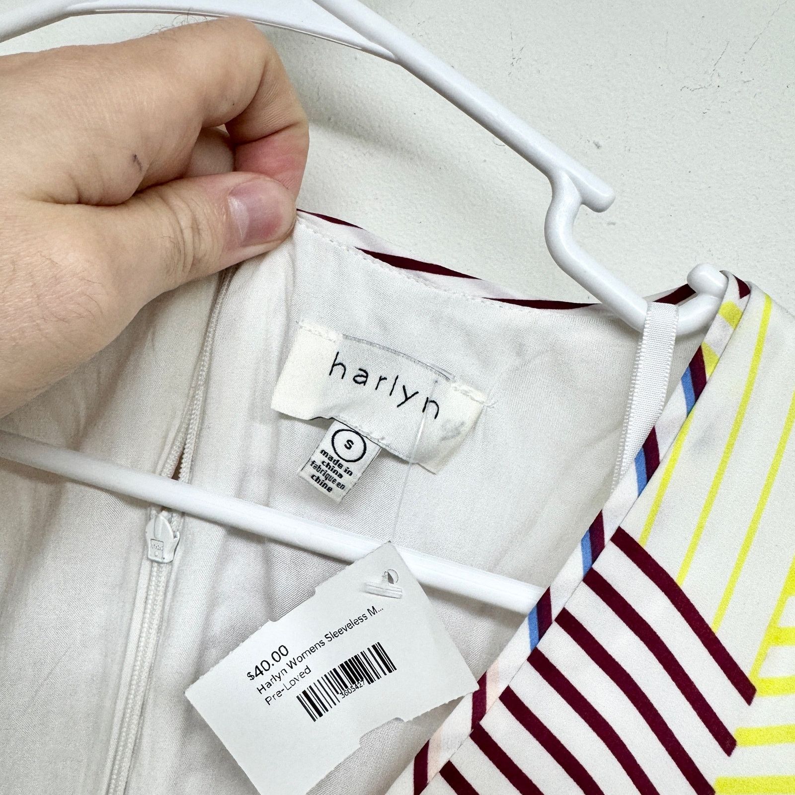 Anthropologie Anthropologie Eulalia Dress by Harlyn Multi-Color Stripe SM Size S / US 4 / IT 40 - 3 Thumbnail