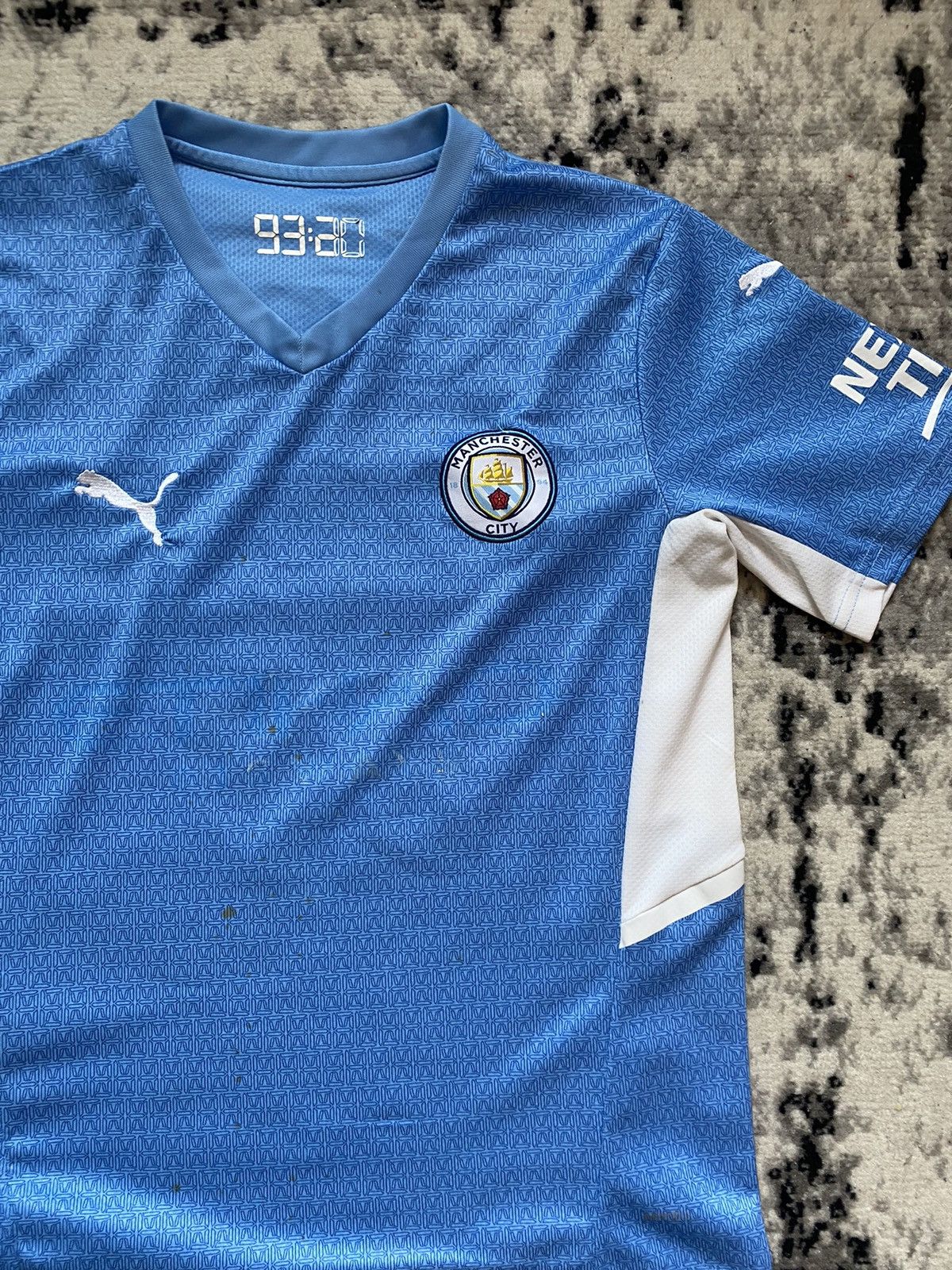 Puma × Vintage Manchester City De Bruyne Jersey Puma Blockcore First Kit Size US S / EU 44-46 / 1 - 3 Thumbnail