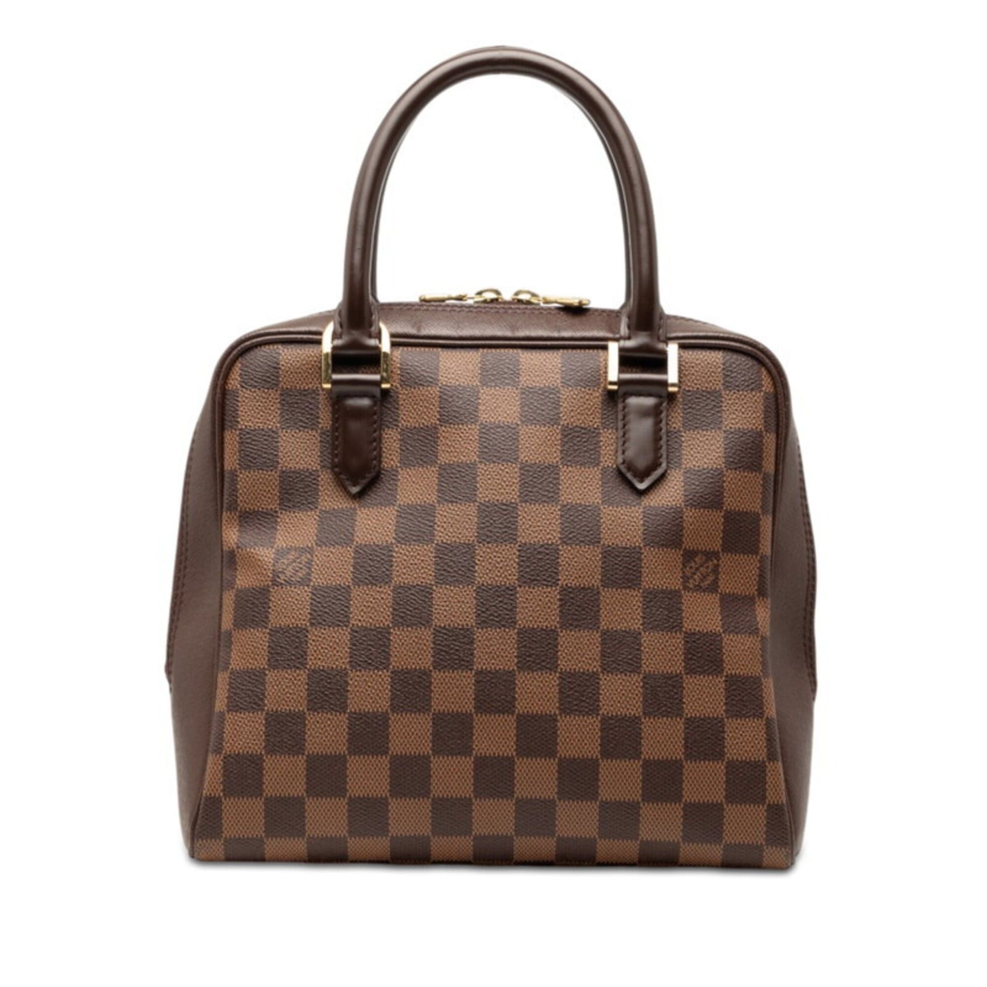 Louis Vuitton Louis Vuitton Damier Brera Handbag N51150 Brown Leather Women's LOUIS VUITTON Size ONE SIZE - 1 Thumbnail