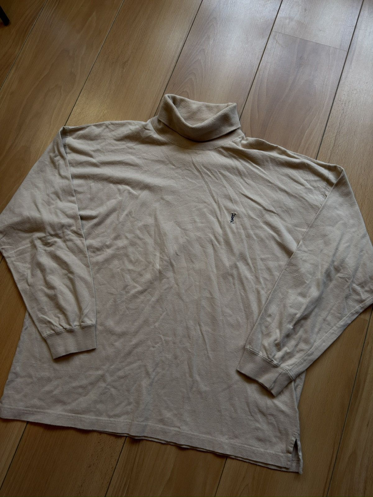 Yves Saint Laurent Ysl vintage turtleneck sweater long sleeve Size US L / EU 52-54 / 3 - 5 Thumbnail