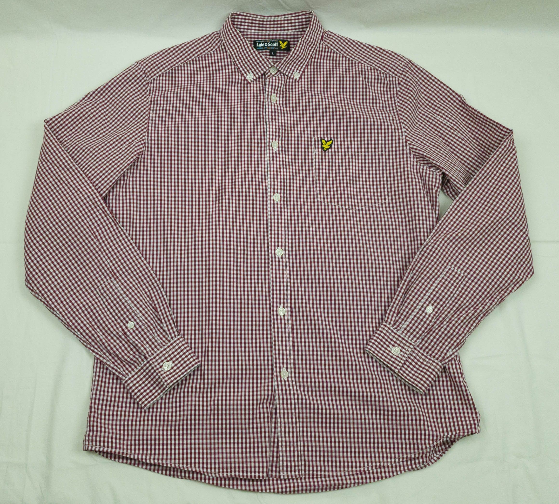 Lyle & Scott Lyle & Scott SHIRT LONG SLEEVE COTTON SIZE L Size US L / EU 52-54 / 3 - 5 Thumbnail