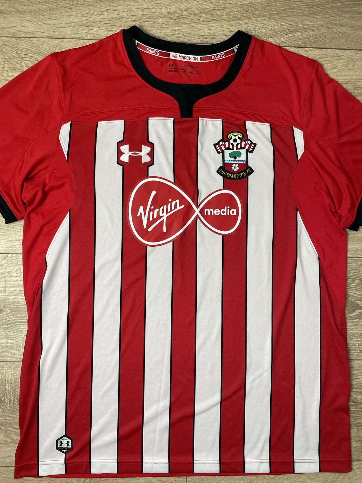 Under Armour Southampton Home football shirt 2018 - 2019 Under Armour Size US XXL / EU 58 / 5 - 4 Thumbnail