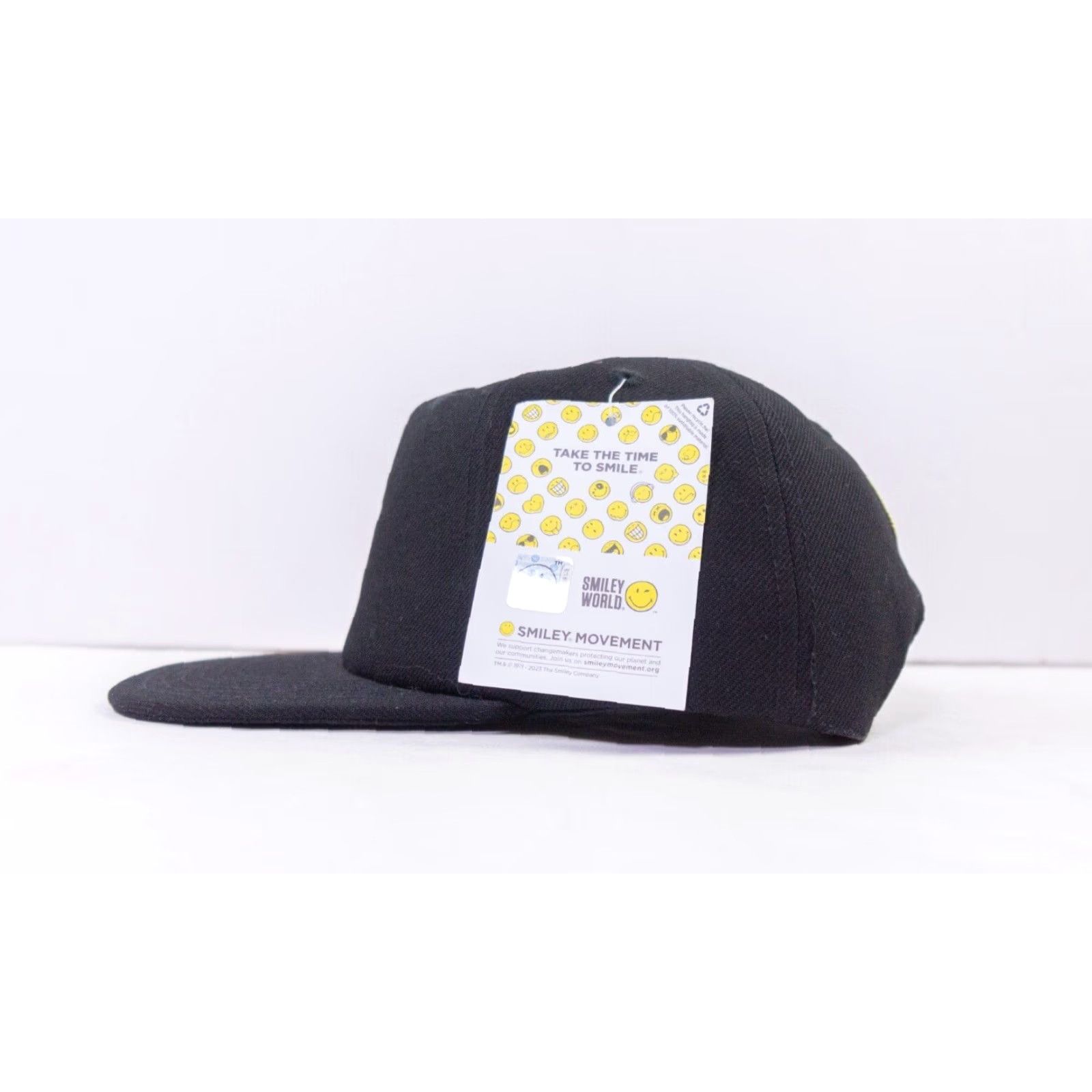 Vintage GRIZZLY Snapback Hat One Size Black Smiley World Skateboard Streetwear Mens Size ONE SIZE - 3 Thumbnail