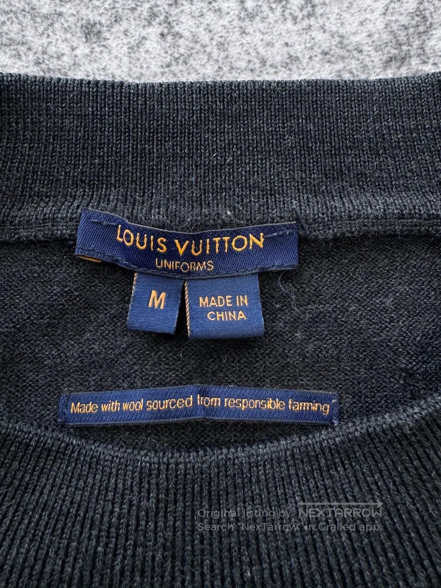Louis Vuitton louis vuitton black wool uniform sweater. Size US M / EU 48-50 / 2 - 4 Thumbnail