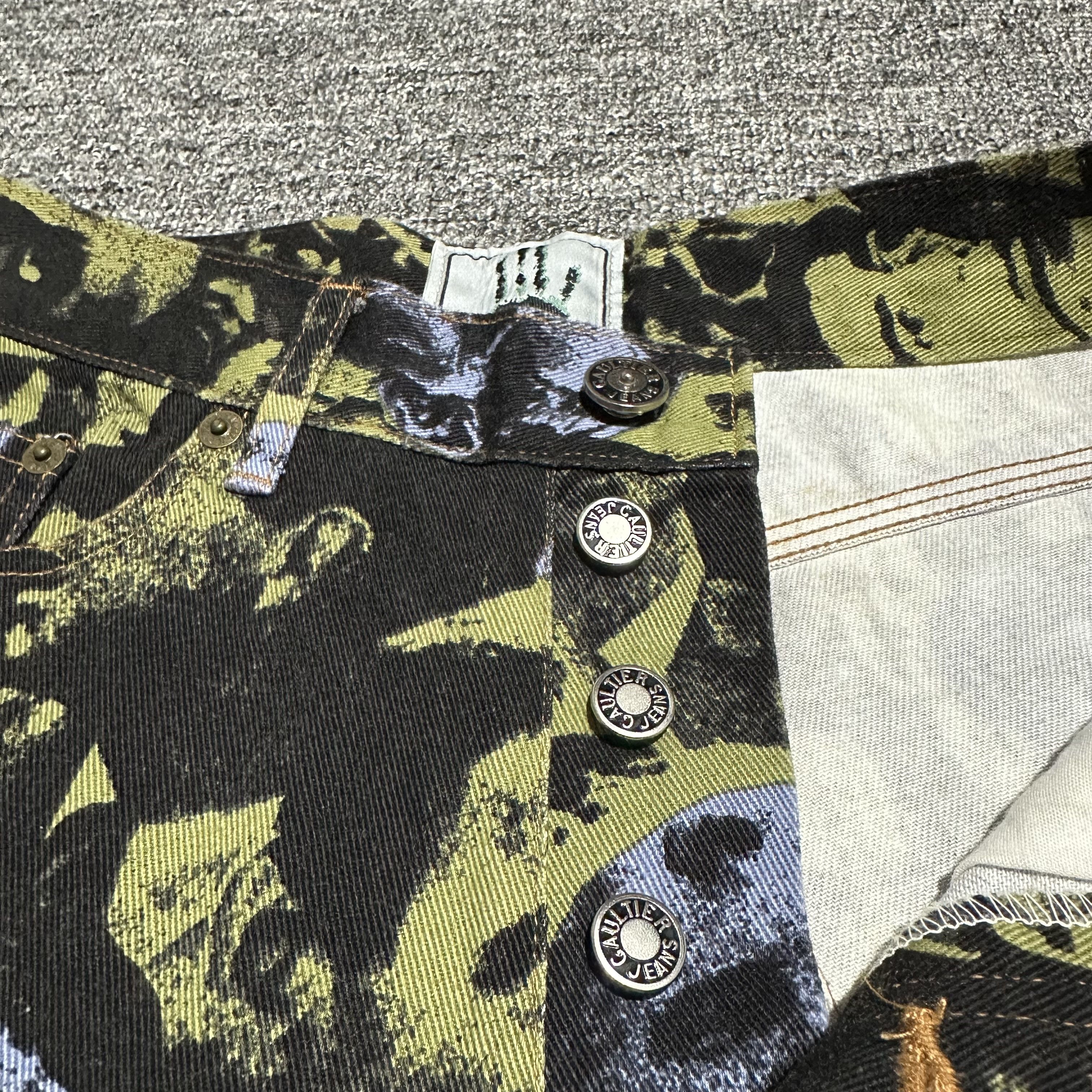 Jean Paul Gaultier Jean Paul Gaultier FW92 Face Jeans denim Pants Size US 30 / EU 46 - 3 Thumbnail
