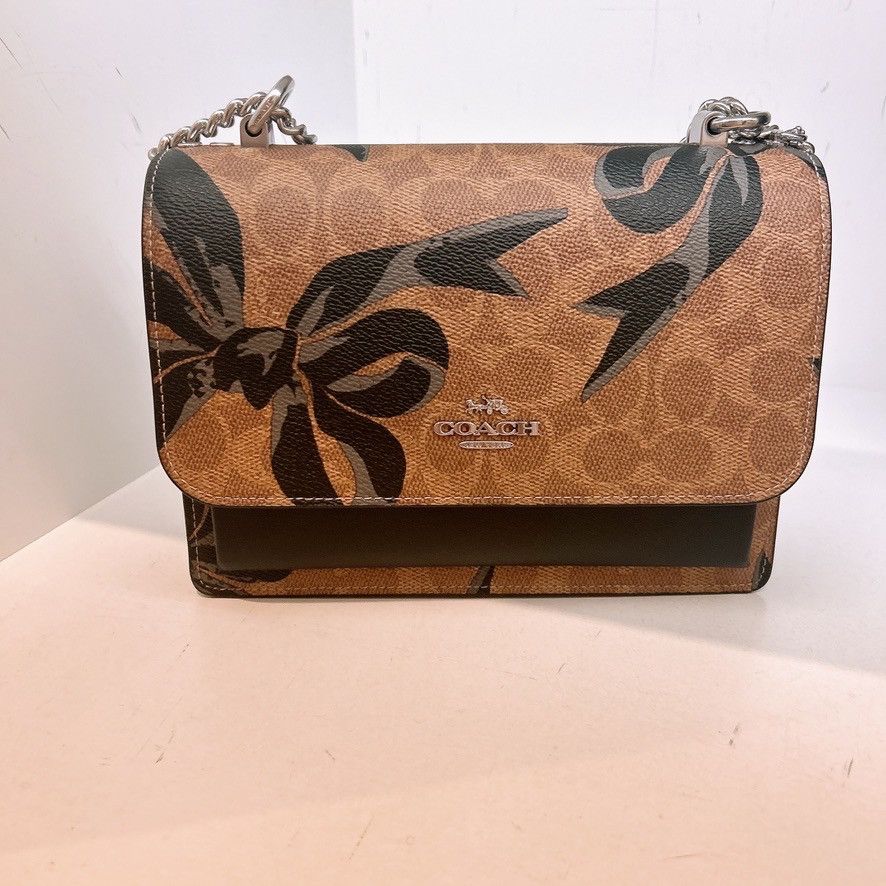 Coach Klare Crossbody Bag In Signature Canvas With Bow Print CY649 Size ONE SIZE - 3 Thumbnail