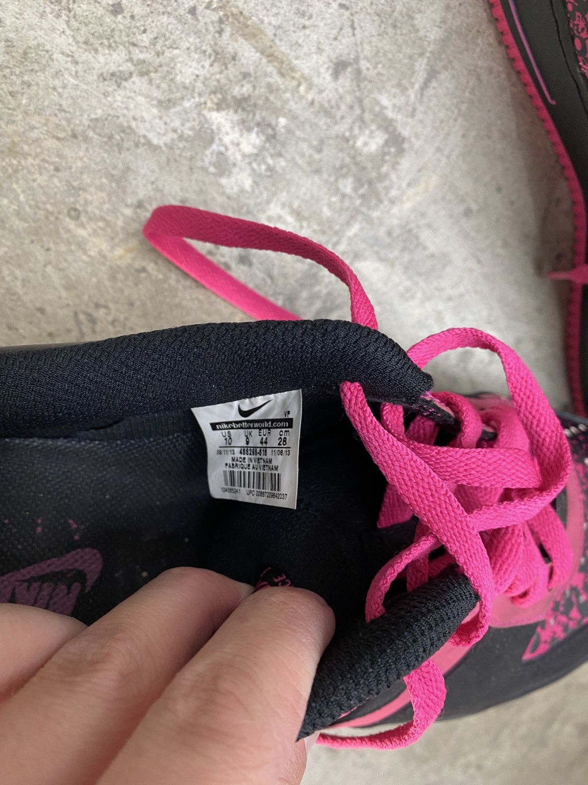Nike RARE Nike Air Force 1 Low Pink Size US 10 / EU 43 - 6 Thumbnail