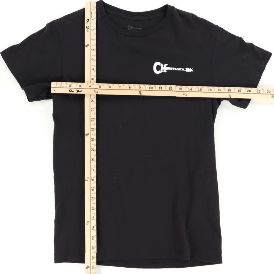 Charvet Charvel Guitars 6 Pack of Sound Solid T-Shirt Black Men's S Shirt | Charvel | Men | S | Black | Guitars 6 Pack of Sound | 90s? Size US S / EU 44-46 / 1 - 4 Thumbnail