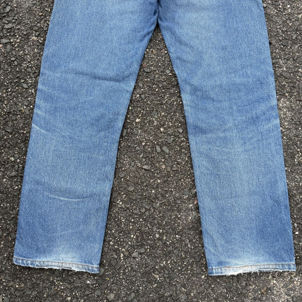 Giorgio Armani VINTAGE ARMANI JEANS 90' LIGHT WASH DENIM JEAN PANTS Size US 31 - 14 Thumbnail