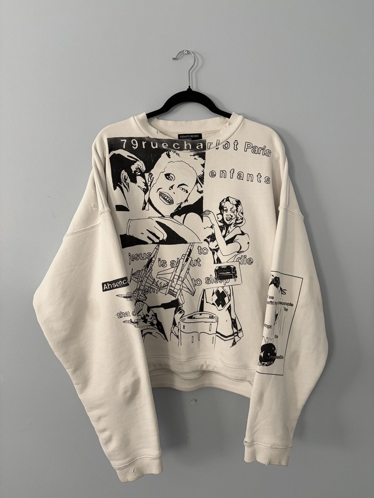 Enfants Riches Deprimes Enfants Riches Deprimes Absence That Dominates Sweater Size US L / EU 52-54 / 3 - 1 Thumbnail