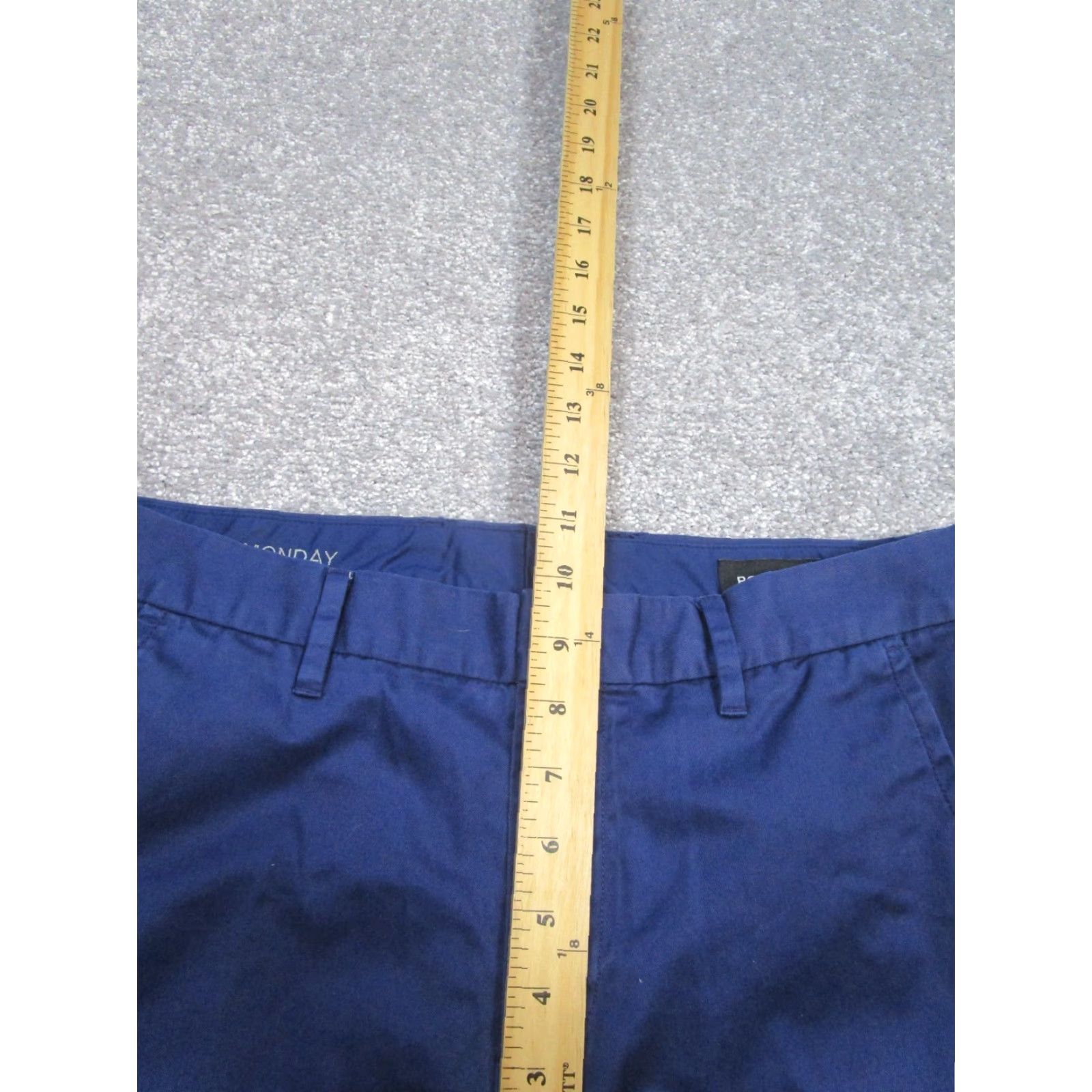 Bonobos VINTAGE Bonobos Dress Pants Mens 30 Dark Blue Cotton Slim Fit 30x31 Blue City College Preppy Mens Size US 30 / EU 46 - 6 Thumbnail