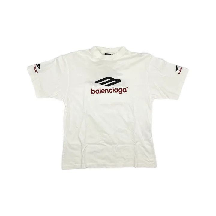 Balenciaga Balenciaga 3B Sports Icon Logo Embroidered T-Shirt 0079-250 Size US M / EU 48-50 / 2 - 1 Thumbnail