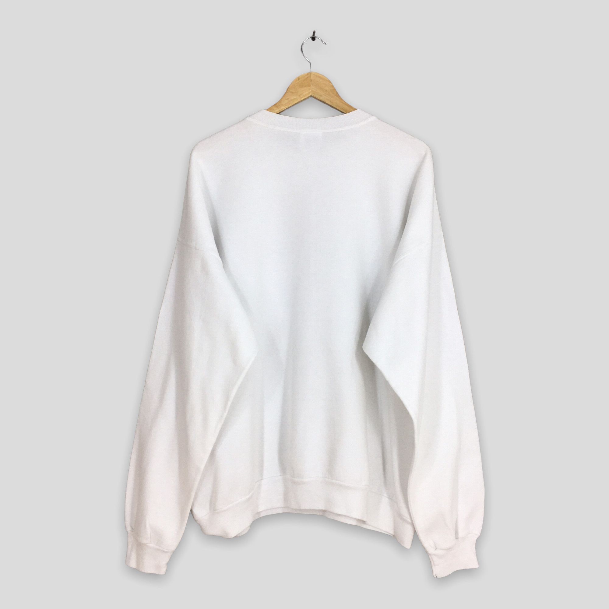 Vintage Vintage Y2K Tom Bean Tom Cat White Sweatshirt XXLarge Size US XXL / EU 58 / 5 - 6 Thumbnail