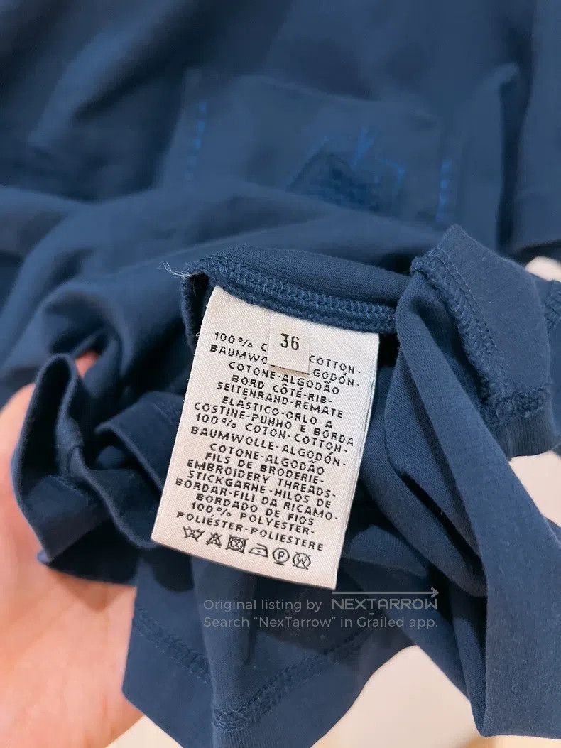 Hermes Hermes Dark blue single pocket short sleeve Size XS / US 0-2 / IT 36-38 - 8 Thumbnail