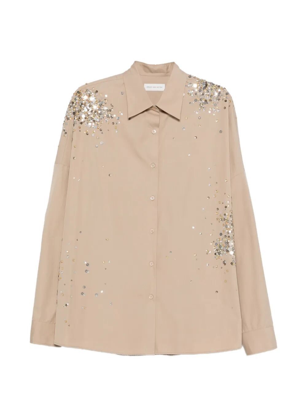 Dries Van Noten "CASIA" EMBROIDERED SHIRT Size XS / US 0-2 / IT 36-38 - 1 Thumbnail