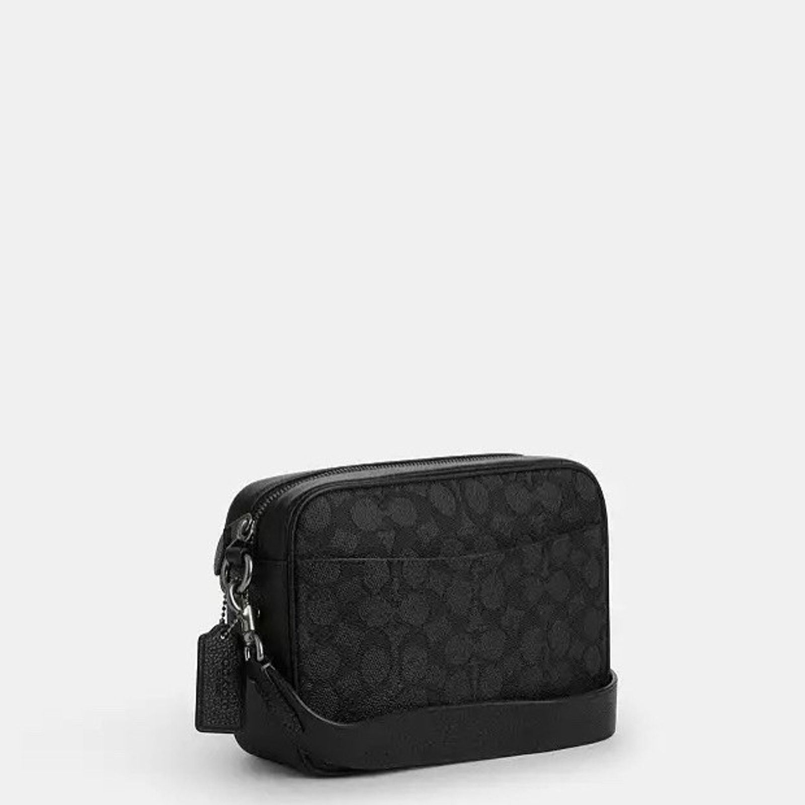 Coach NWT COACH MEN'S Warner Crossbody Bag CW217 Charcoal/Black Size ONE SIZE - 9 Thumbnail