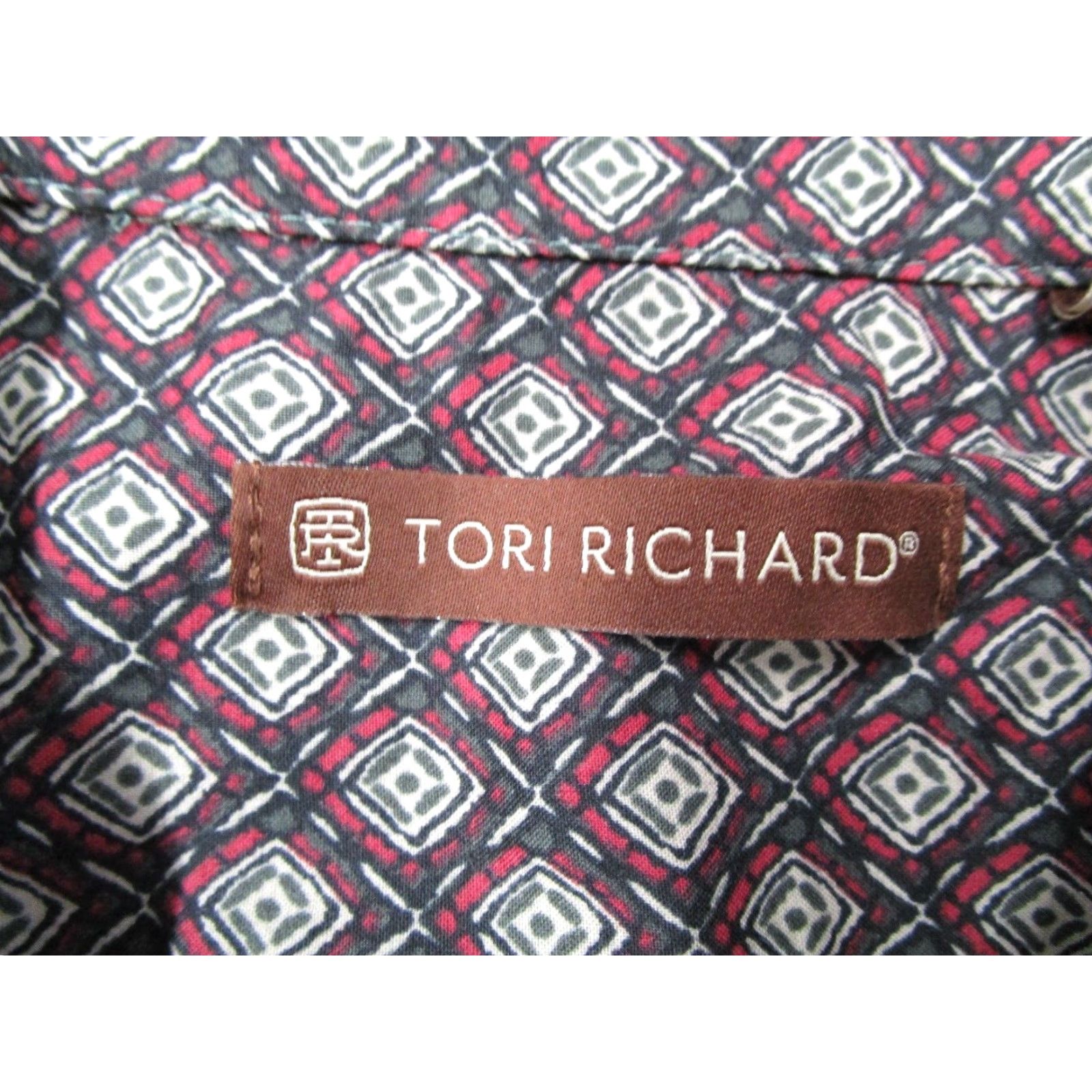 Tori Richard Tori Richard Shirt Mens Large Red Button-Up Cotton Lawn Hawaiian Made in USA Size US L / EU 52-54 / 3 - 3 Thumbnail