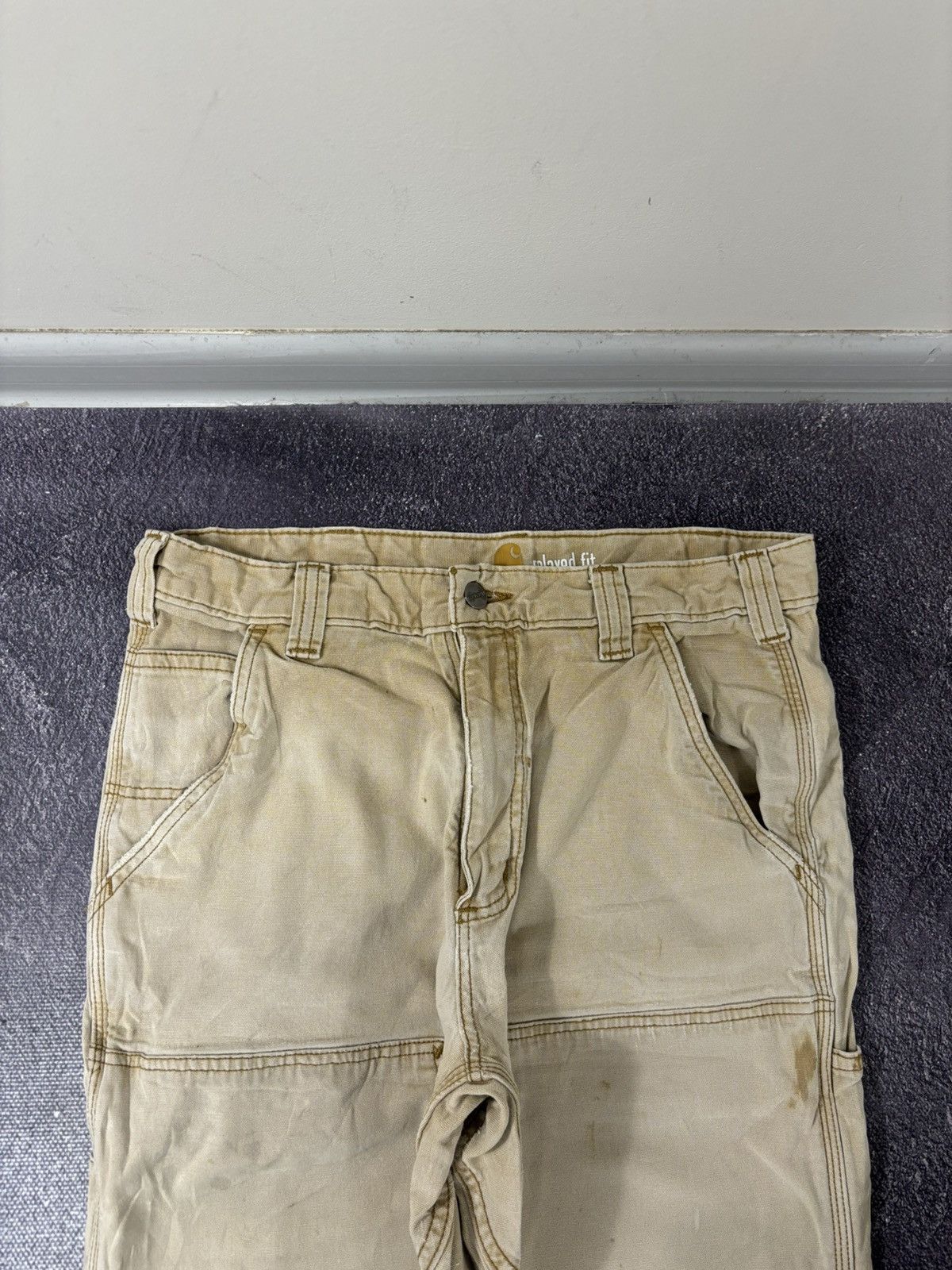 Carhartt Vintage Carhartt Double Knee Workwear Faded Utility Pants Size US 32 / EU 48 - 7 Thumbnail