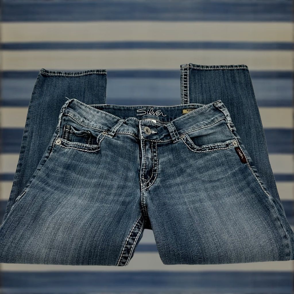 Silver Jeans Co. VINTAGE? No. Size 30" / US 8 / IT 44 - 1 Thumbnail