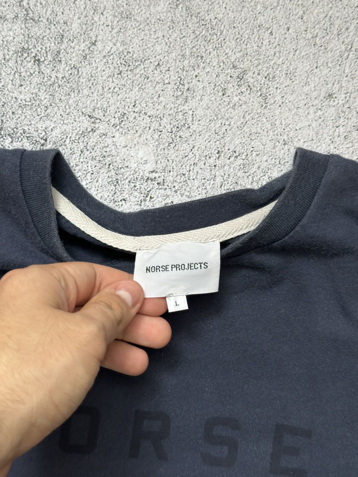 Norse Projects Norse Project Navy T-shirt Centre Logo Size US M / EU 48-50 / 2 - 7 Thumbnail