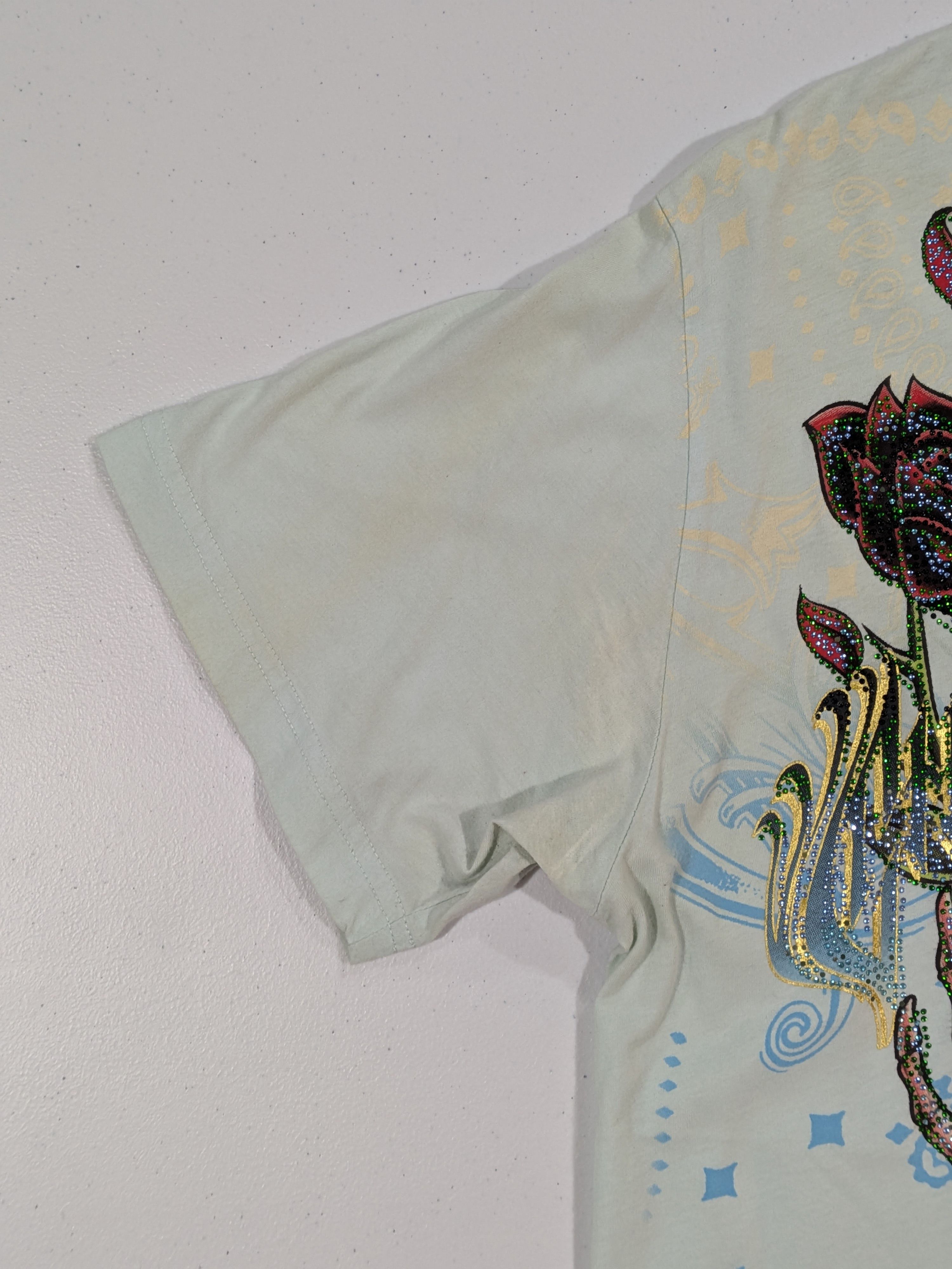 Christian Audigier Vtg Christian Audigier Bling Los Angeles Graphic Tee Size US XXL / EU 58 / 5 - 3 Thumbnail
