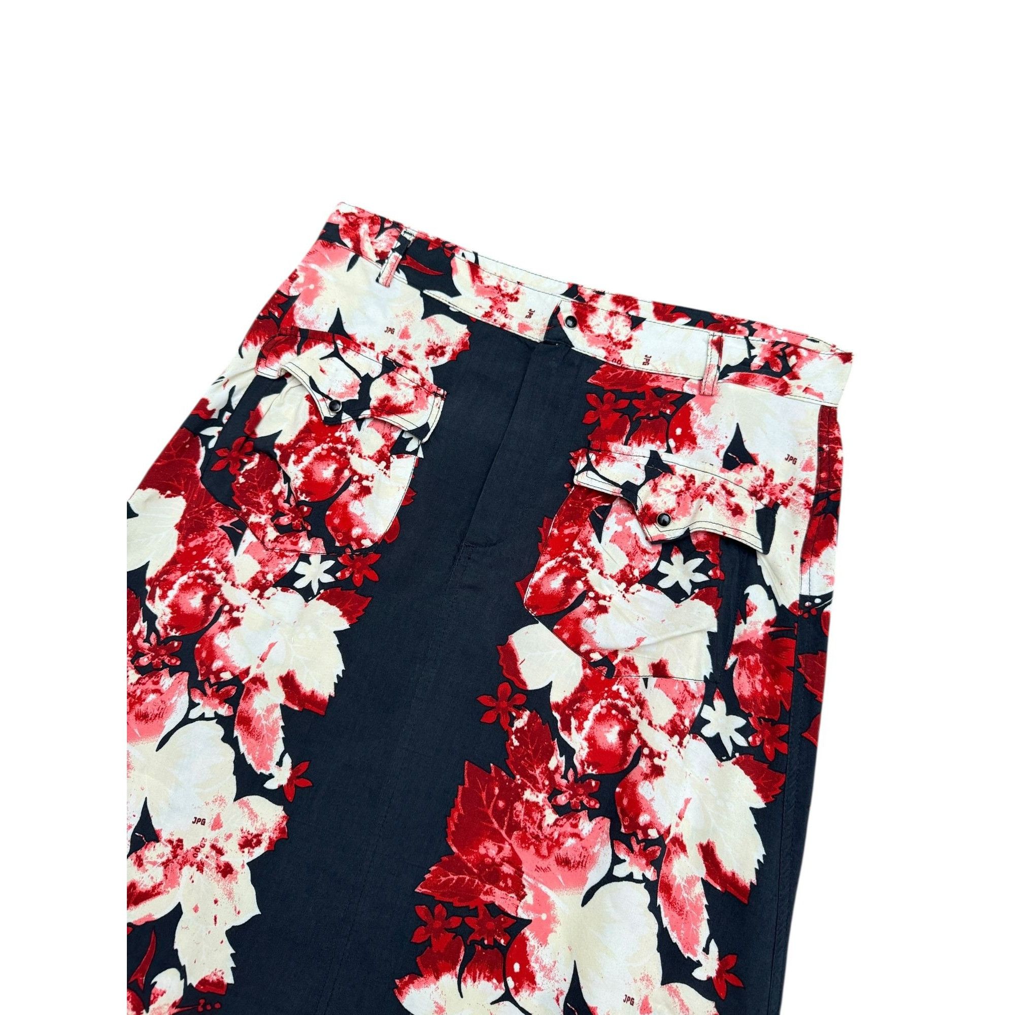 Jean Paul Gaultier Vintage Floral Maxi Skirt Size 30" / US 8 / IT 44 - 3 Thumbnail