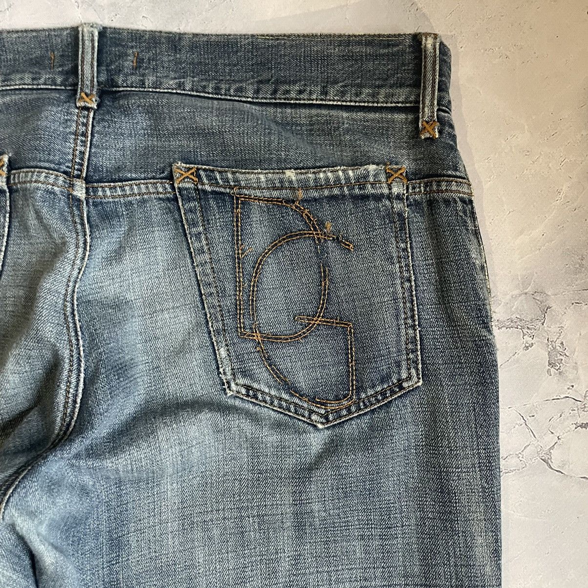 Dolce & Gabbana Dolce Gabbana Vintage Baggy Denim Pants Size US 35 - 6 Thumbnail