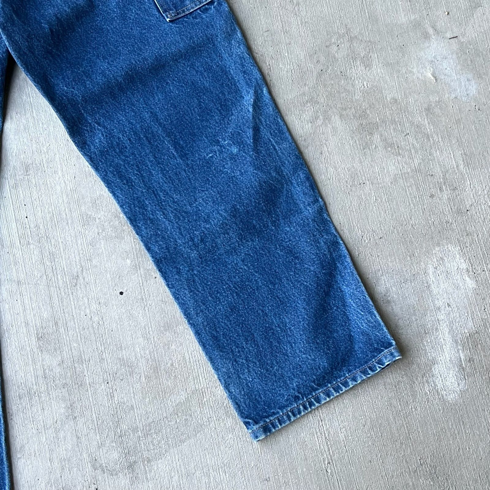Carhartt × Vintage Carhartt denim blue jean double knee work carpenter pants Size US 34 / EU 50 - 9 Thumbnail