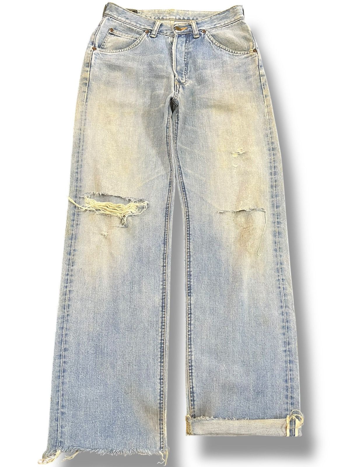 Lee Vintage Lee Riders Selvedge Distressed Denim Size US 29 - 1 Thumbnail