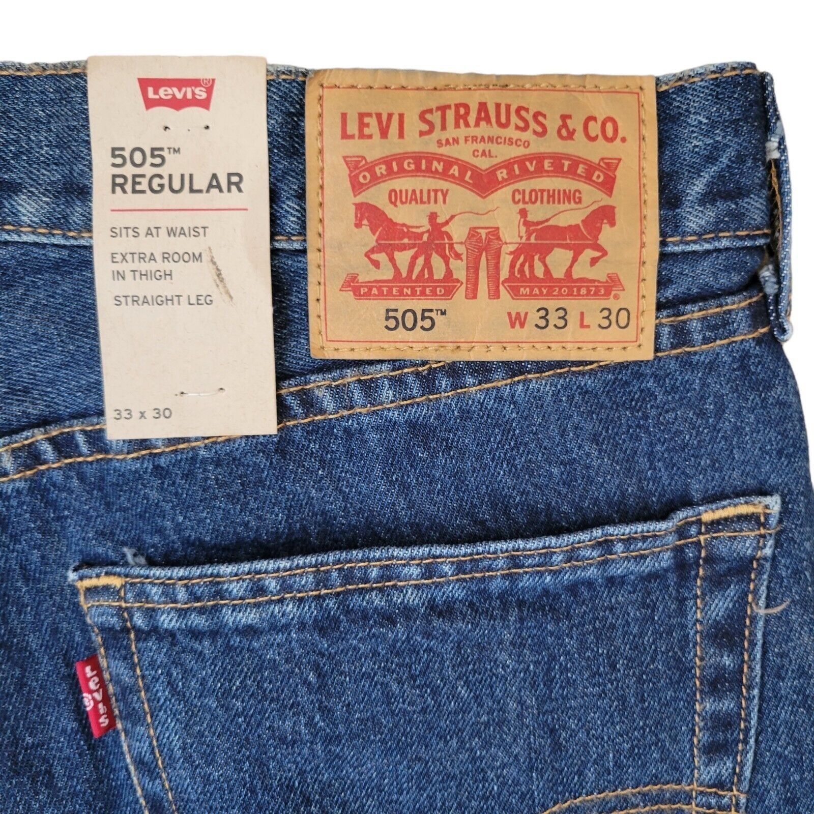 Levi's Levi's 505 Jeans Men's. 33/30 Size US 33 - 5 Thumbnail