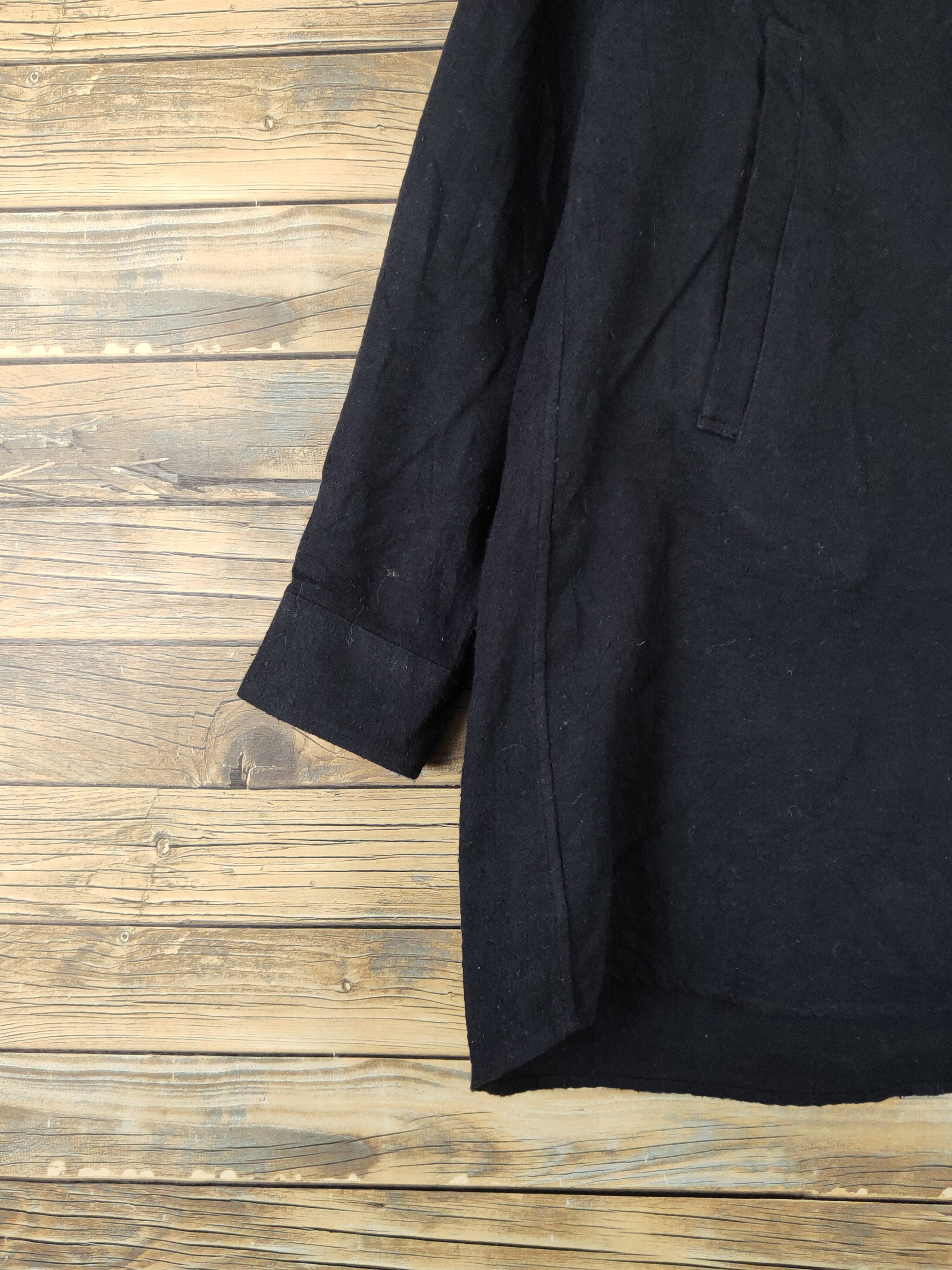 Japanese Brand × Undercover × Vintage Undercoverism Black Long Sleeve Button Up Shirts Size L / US 10 / IT 46 - 4 Thumbnail