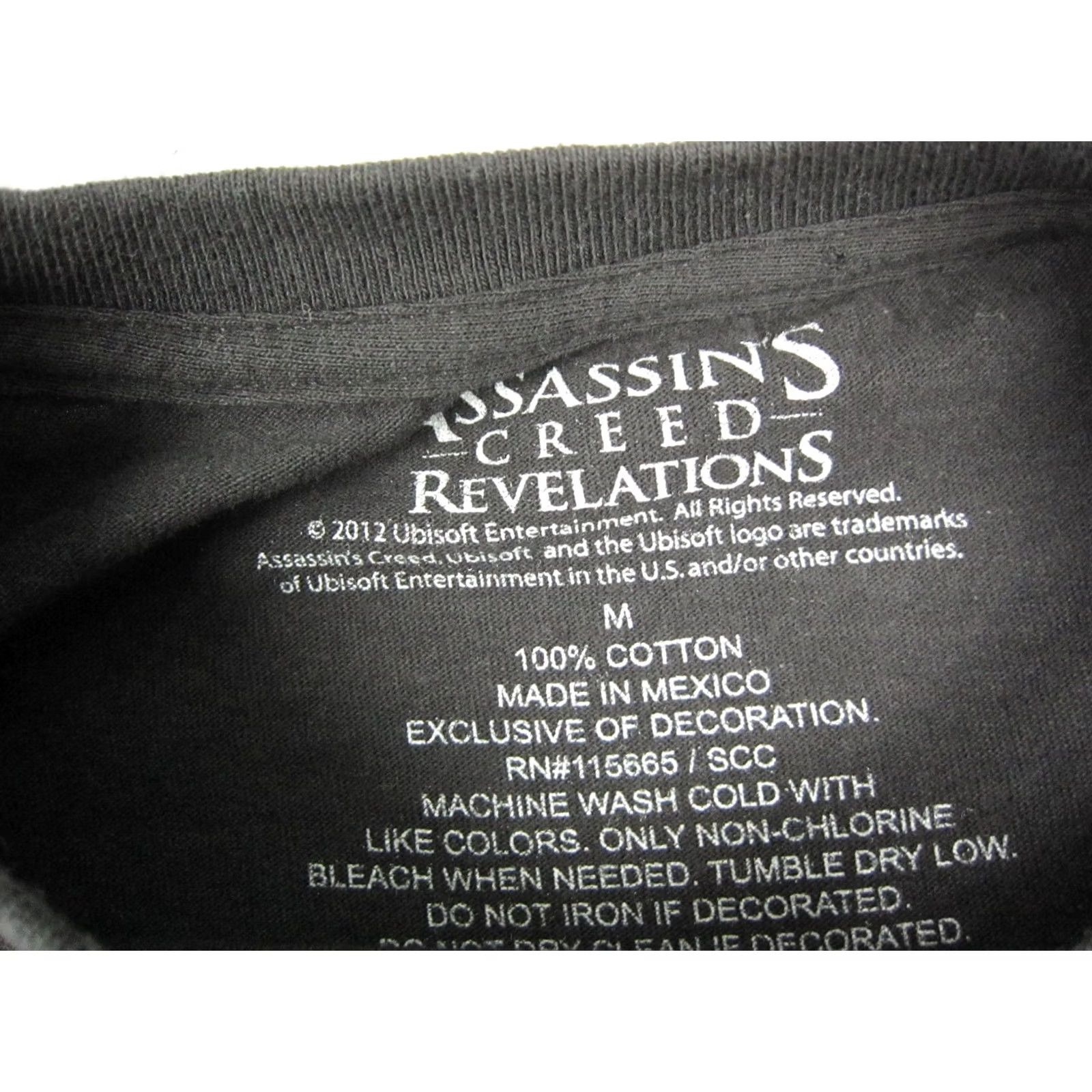 Vintage Assassin's Creed Shirt Adult M Black Video Game Casual Mens Y2K 80s 90s Classic Movie School Shirt Size US M / EU 48-50 / 2 - 4 Thumbnail