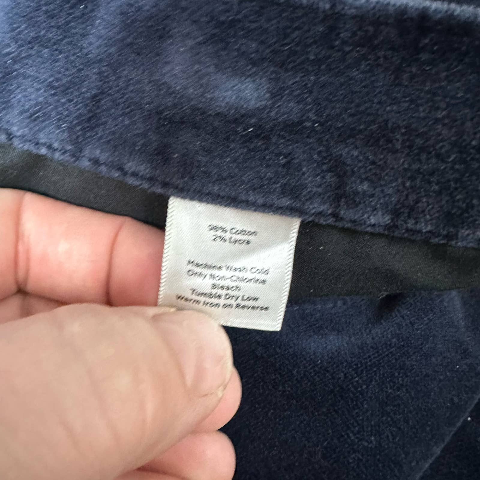 Other Talbots Boot Cut Blue Velvet Trousers Slacks Dress Pants 8 Size 30" / US 8 / IT 44 - 6 Thumbnail