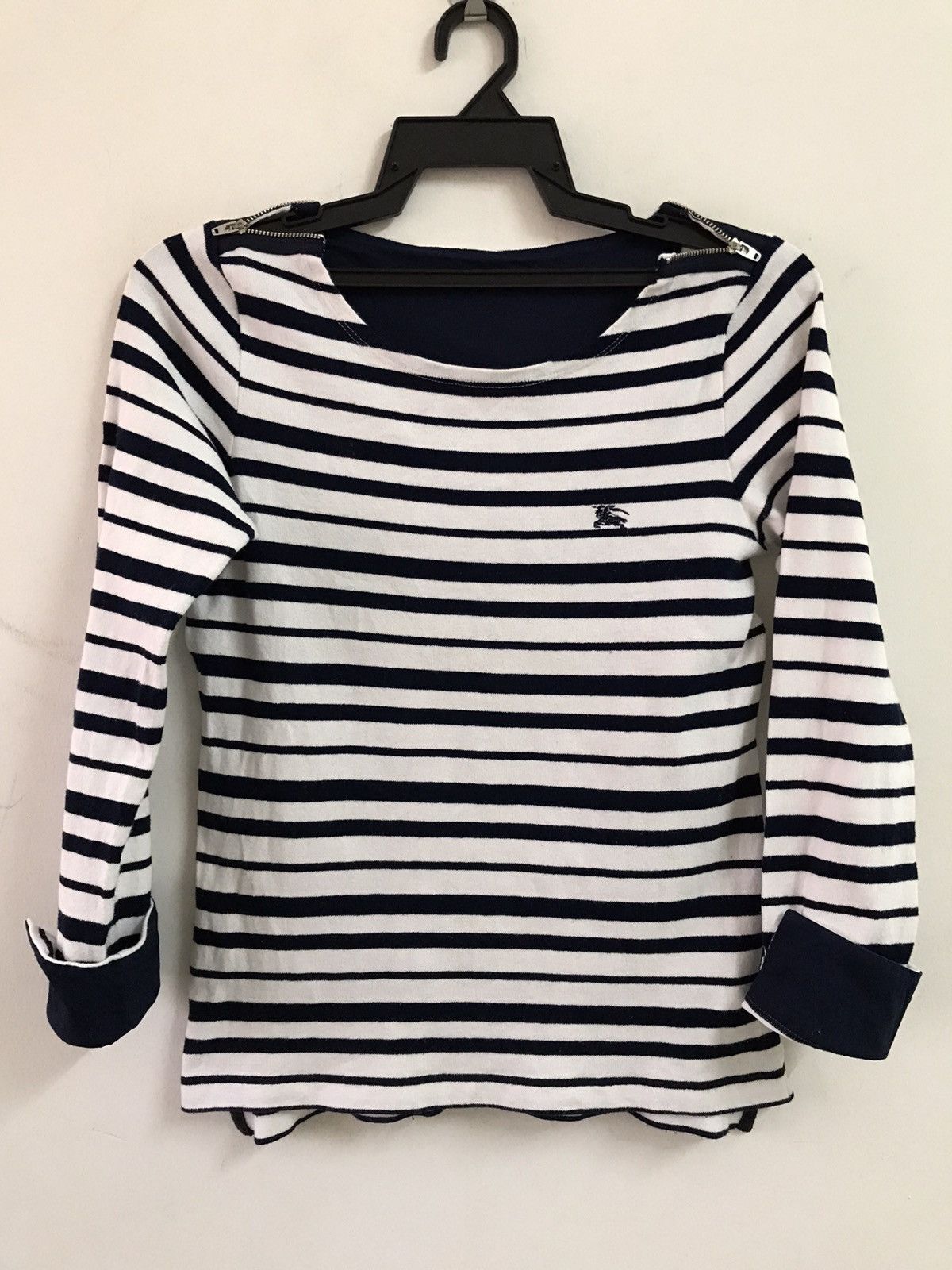 Burberry Burberry London Striped Tee Shirt Size S / US 4 / IT 40 - 1 Thumbnail