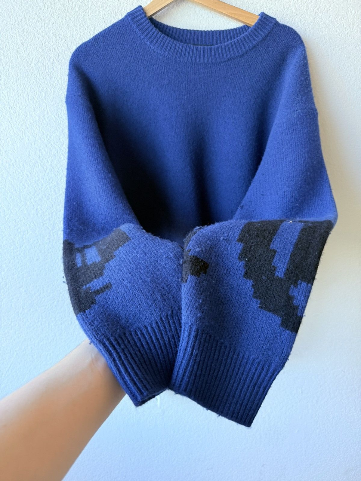Purple Brand Purple Brand Blue Mohair Knitted Sweater Size US S / EU 44-46 / 1 - 1 Thumbnail