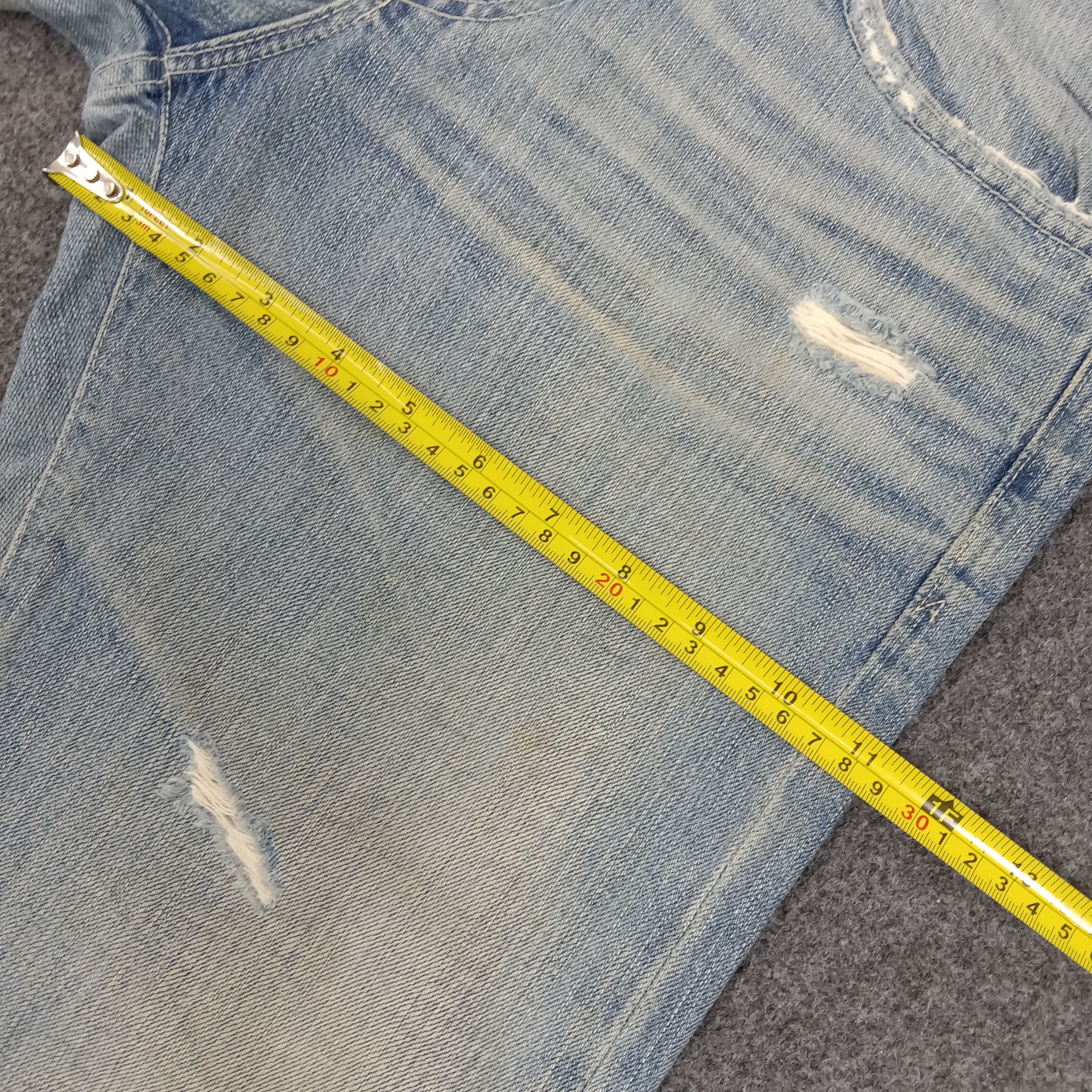 AG Adriano Goldschmied × Vintage Adriano Goldschmied American Distressed Style Jeans Size US 36 / EU 52 - 12 Thumbnail