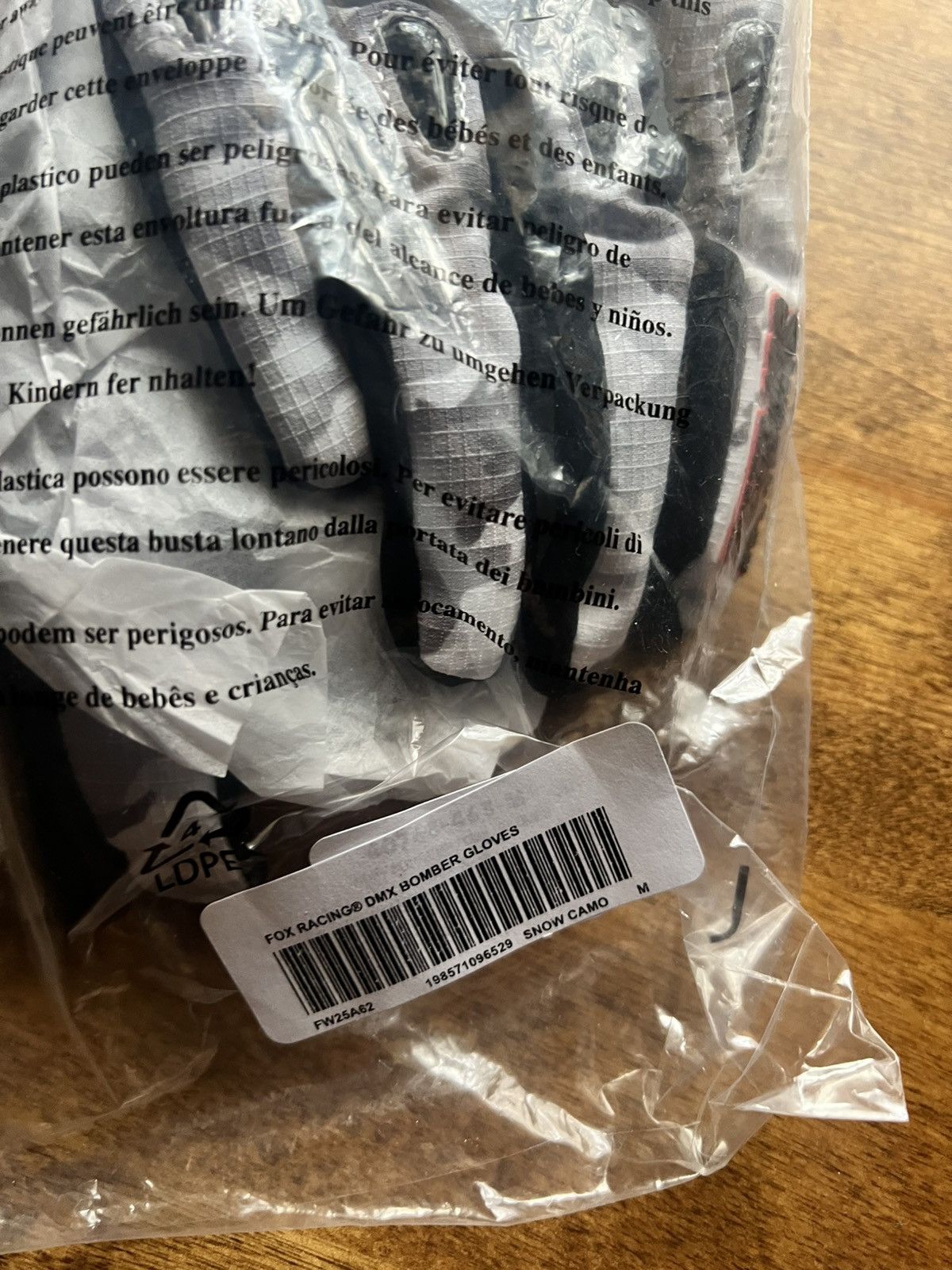 Fox Racing × Supreme Supreme/Fox Racing DMX Bomber Gloves Size ONE SIZE - 5 Thumbnail